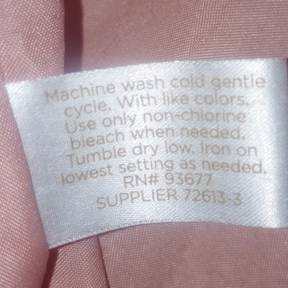 Decree Women's Paisley Folksy Peach Fully Lined Shortall With Wrap Top W… - Picture 4 of 11